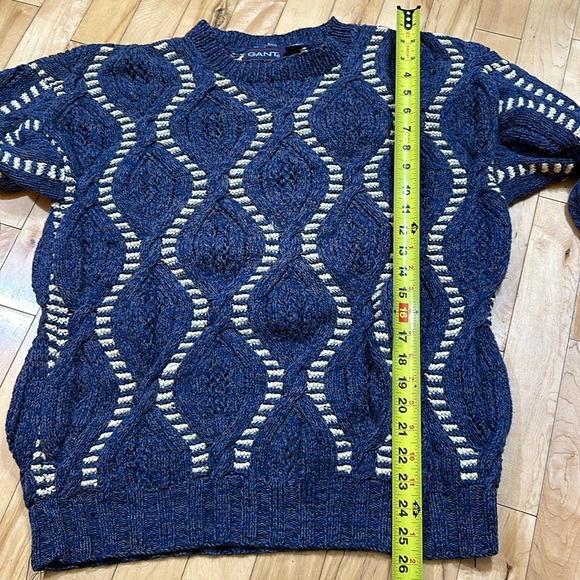 Vintage 90s Gant Cable Hand Knit Sweater - Picture 6 of 9